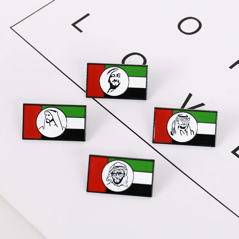 Флаг ОАЭ флаг Дубая булавка для путешествий сувенирные булавки мультяшный