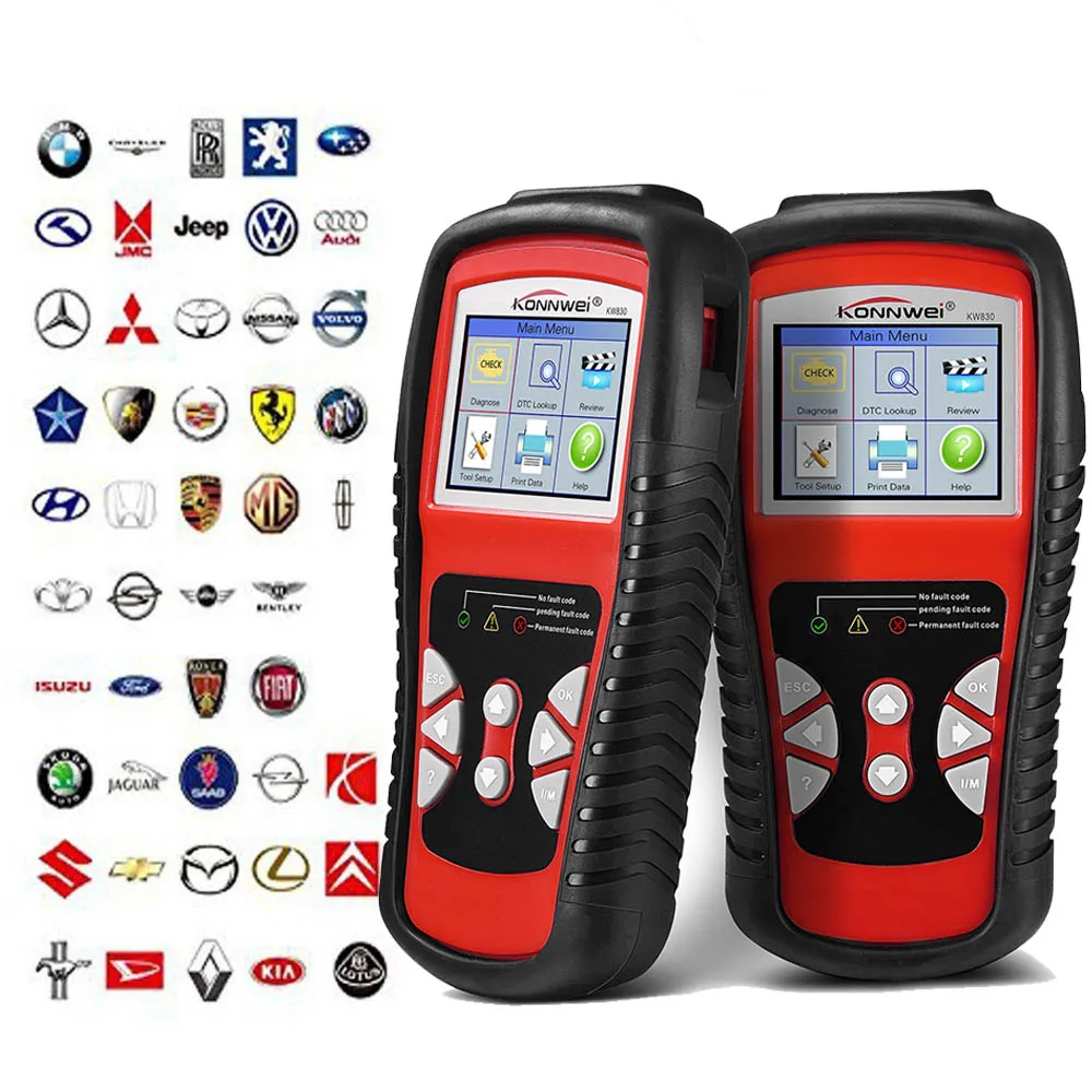 KONNWEI OBD OBD2 сканер автомобильный диагностический код считыватель OBD II и EOBD Авто автомобильный код сканер неисправности диагностический сканер инструмент