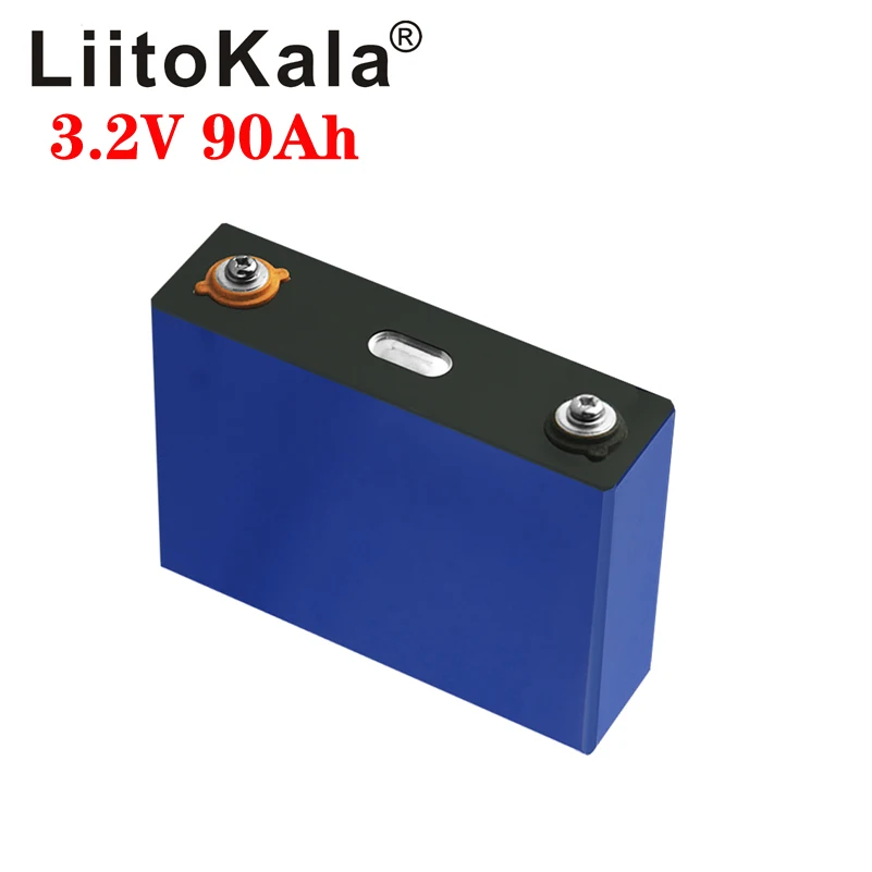 2 шт. LiitoKala 3 v 90Ah LifePo4 батарея литиевая 270A 3C Высокая дренажная для diy 12V 24V солнечный