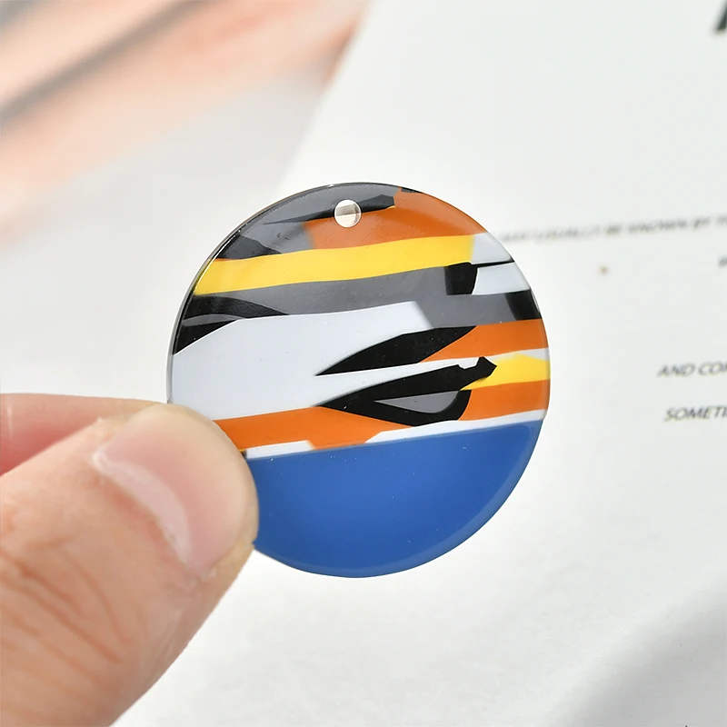 2 шт. серьги гвоздики из акрила и ацетата|Ювелирная фурнитура компоненты| |