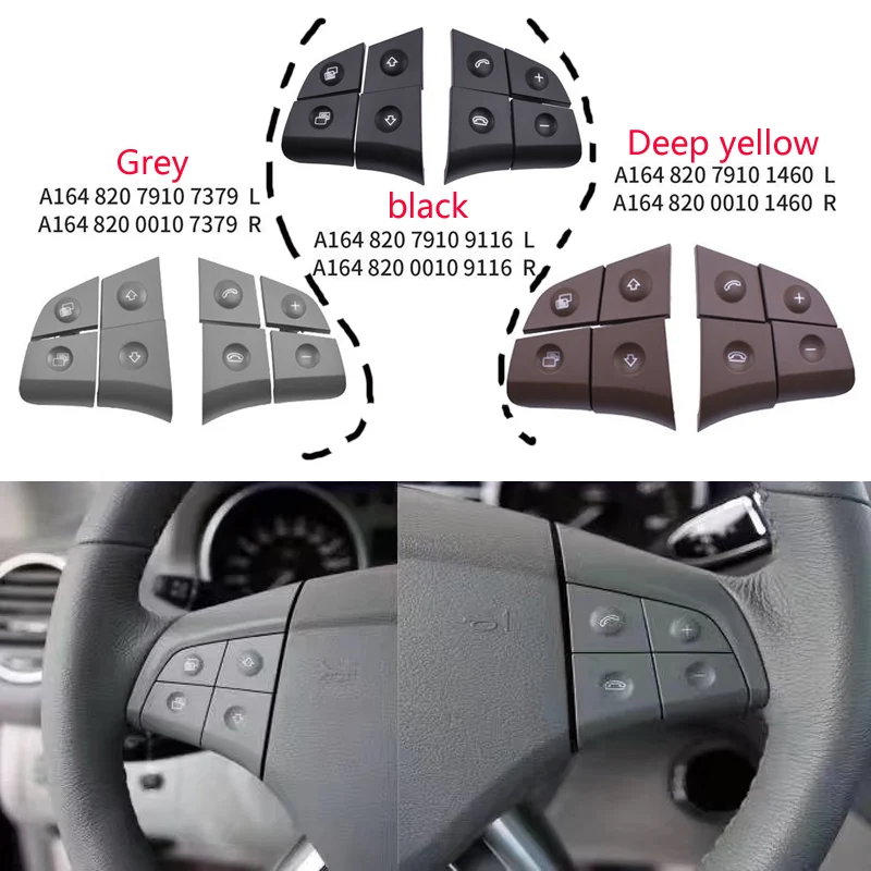 Многофункциональная кнопка рулевого колеса для benz w164 GL ML 2006 2009 автомобильная