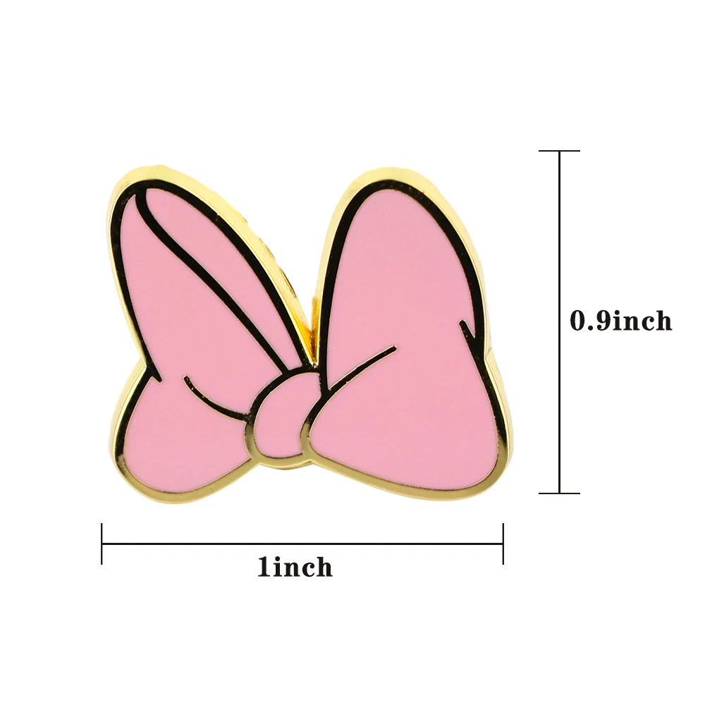 Женская эмалированная брошь Минни Маус | Украшения и аксессуары