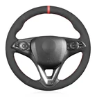 Черная замша для Opel Astra (K) Corsa (E) Карл 2014-2020 кросс-Лэнд X Grandland X Insignia B 2017-2020