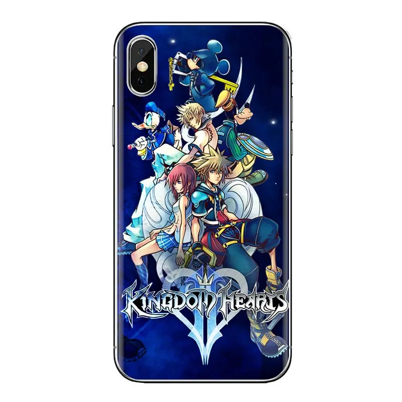 Для Xiaomi Redmi 4 3 3S Pro mi 4i 4C 5 5s Max Note 2 силиконовый чехол Чехлы Kingdom Hearts игровые брелки Sora