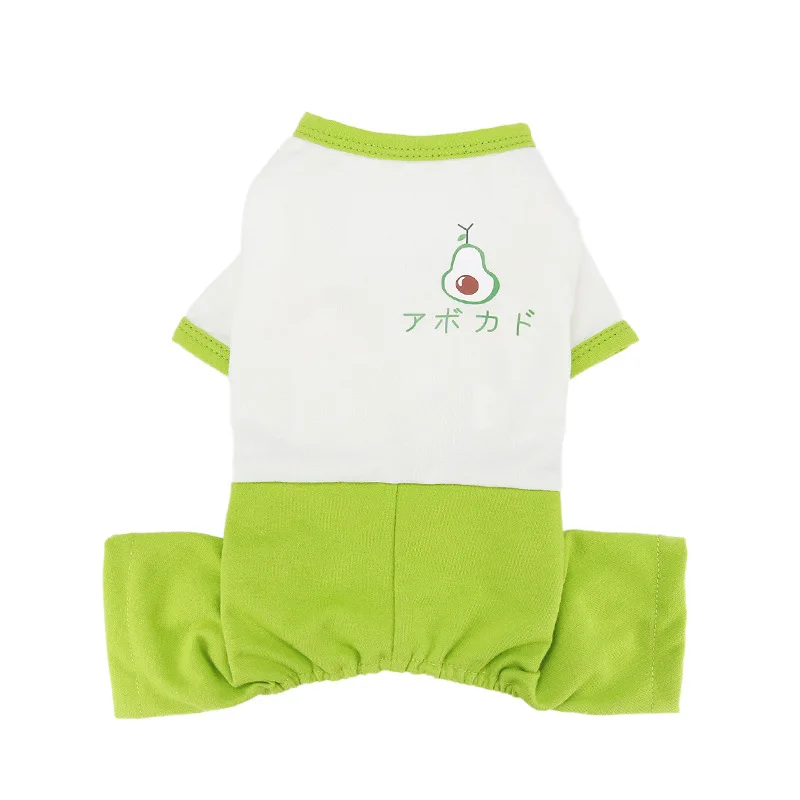 Тедди собака авокадо одежда для четвероногих малых и средних собак весной