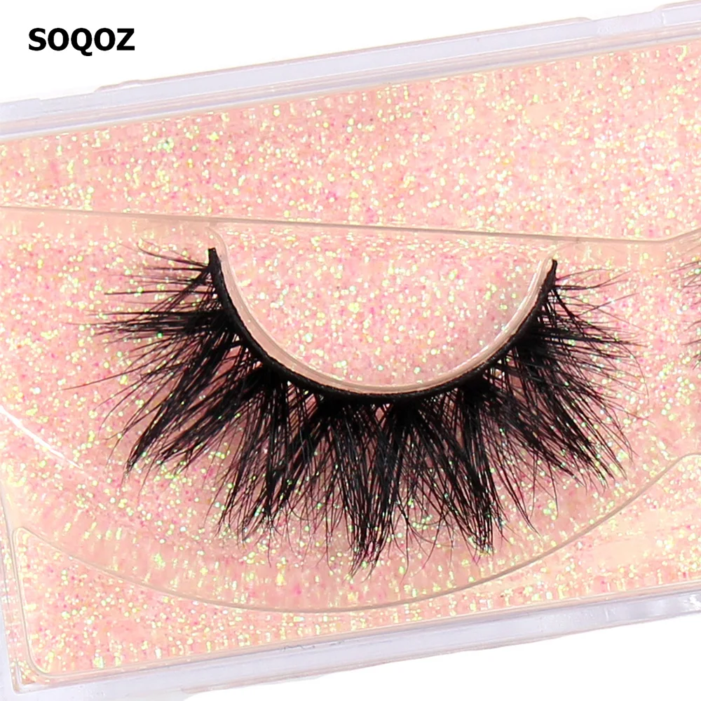 Норковые ресницы для макияжа 3D норковые 100% без жестокости ручной работы