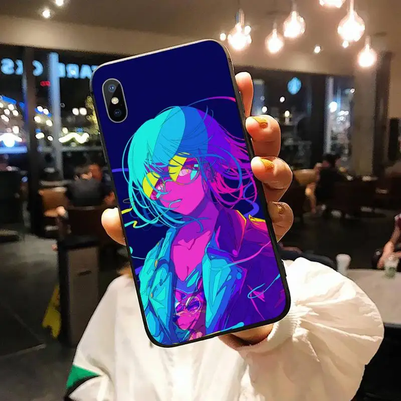 

Neon Oni Girl aesthetics anime Phone Case for iPhone 11 12 mini pro XS MAX 8 7 6 6S Plus X 5S SE 2020 XR shell