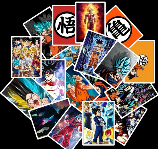 25 шт. аниме Dragon Ball наклейки Супер Saiyan Goku Наклейка для сноуборда багажа автомобиля