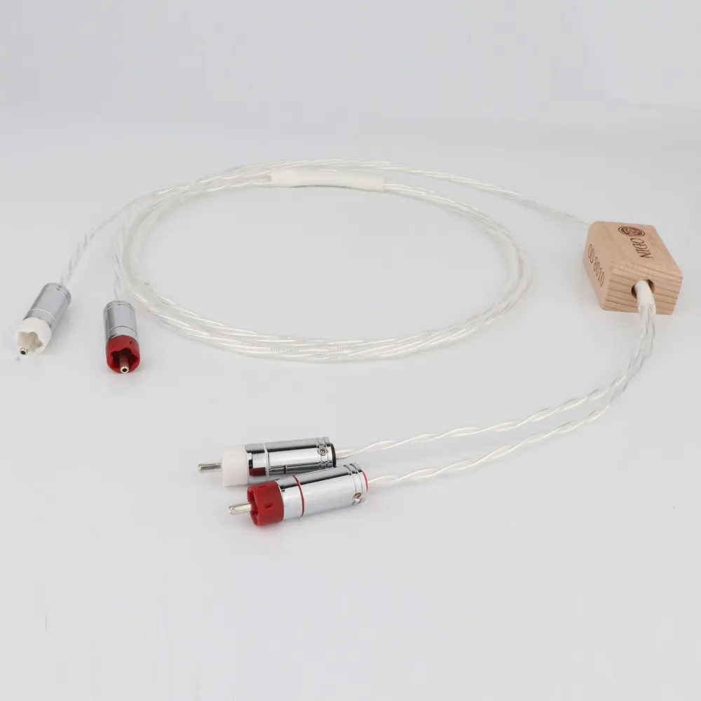 

Nordost ODIN 2 HI-END hifi fever аудио RCA сигнальный кабель с двойным лотосом из стерлингового серебра, аудиокабель, ламповый кабель