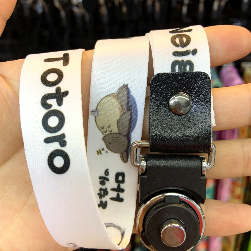 Брелок для ключей Totoro с ремешком из натуральной кожи|Ремешки телефонов| |