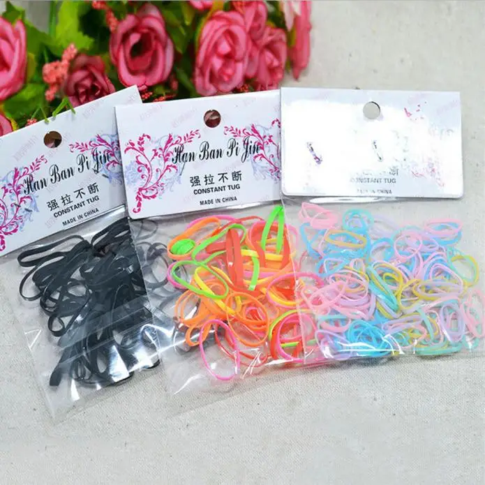 Детские эластичные резинки для волос карамельных цветов конского хвоста завязки