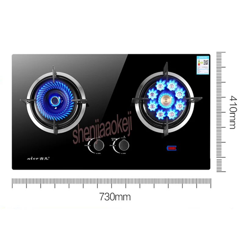 Газовая плита со встроенным/настольным сжиженным газом двухголовые плиты