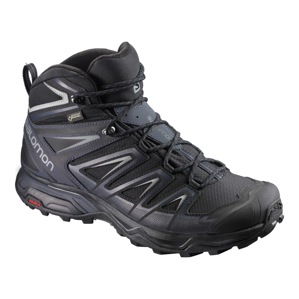 Ботинки SALOMON X ULTRA 3 MID GTX Bk/India Ink/Mon|Походная обувь| |