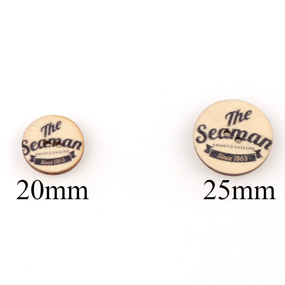 10 шт. деревянные пуговицы с двумя отверстиями для рукоделия | Дом и сад