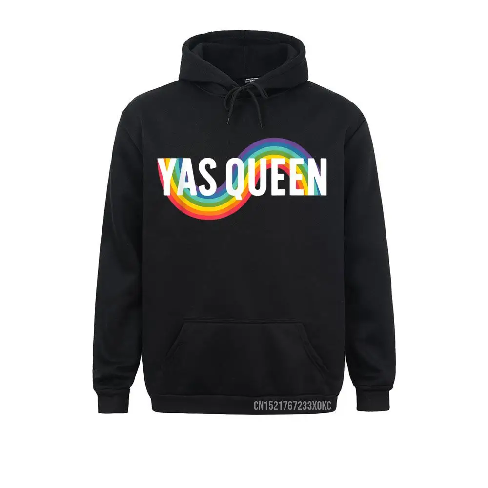 

Yas Queen Pocket Gift Equality LGBT Pride Gay Lesbian March Slim Fit Sweatshirts Winter/Fall Hoodies For Men Hip Hop Sweatshirts