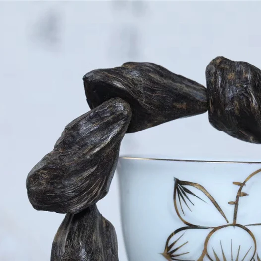 Высококачественные браслеты DaraDry Agarwood удобные Браслеты деревянные черное масло