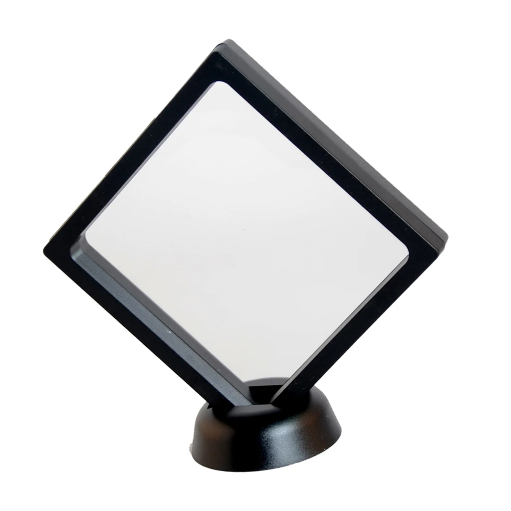 

Display Stand Floating Challenge Coin Jewelry Holder Display Case Black