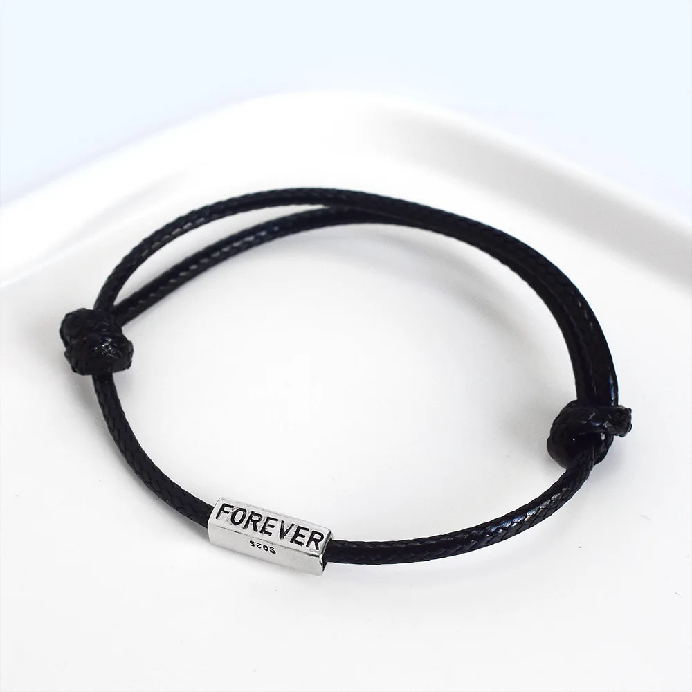 Модный парный браслет с дельфином из серебра 925 пробы регулируемый