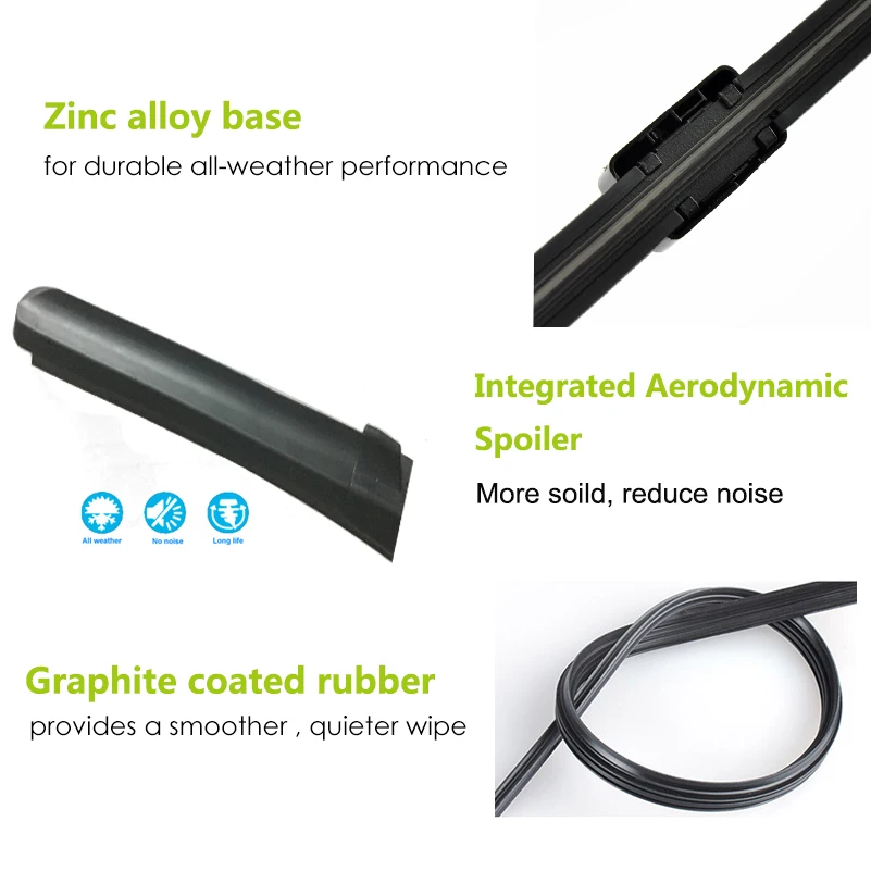 2 шт. эко-стеклоочиститель для Mazda 323 хэтчбек 1994-2003 21 &quot+ 18&quot в подарок резинки