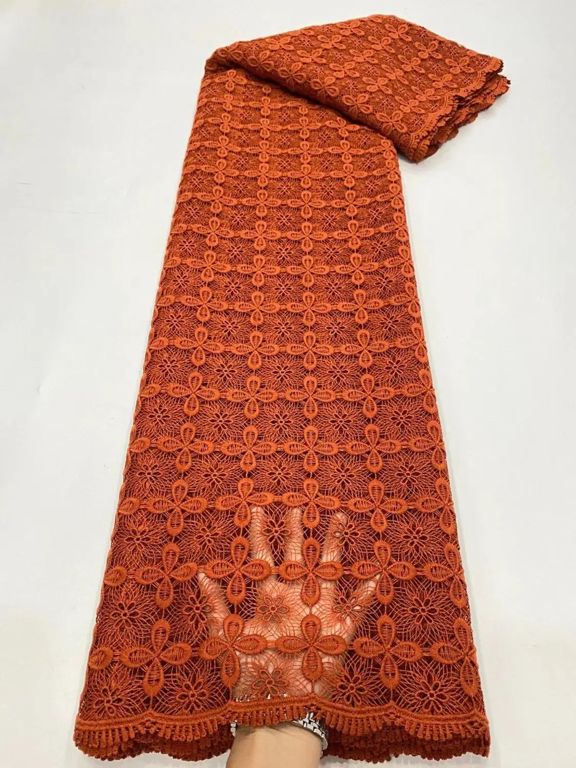 

Cheap Hollow Out French Embroidery Guipure Cord Lace Fabric High Quality Net Lace African Lace Fabric For Nigerian Wedding Party