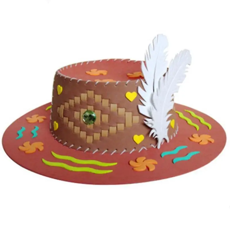 Креативная шляпа EVA DIY мультяшная Кепка детские подарки детский сад головоломка