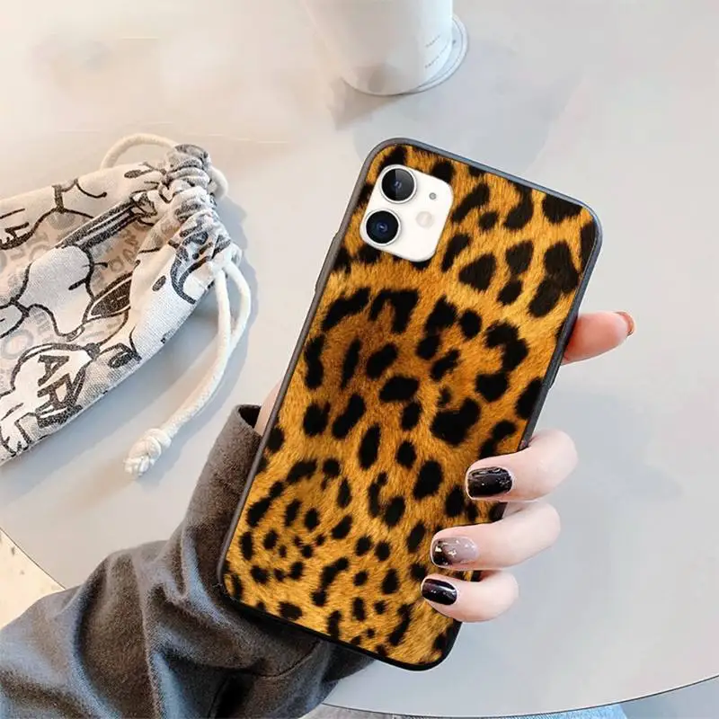 

leopard print Phone Case for iPhone 11 12 pro XS MAX 8 7 6 6S Plus X 5S SE 2020 XR mini