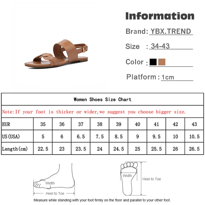 

Sandals Women's Flats Shoes Summer PU Ladies Buckle Strap Female Plus Size Casual Sandalias Mujer 2020 Woman