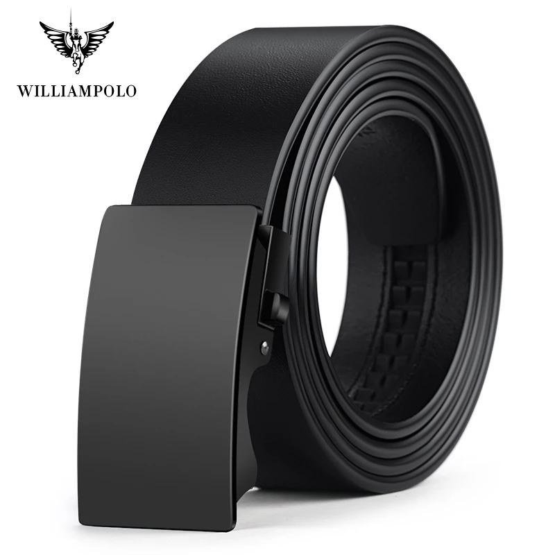 Ремень Williampolo PL18368P мужской с автоматической пряжкой люксовый брендовый