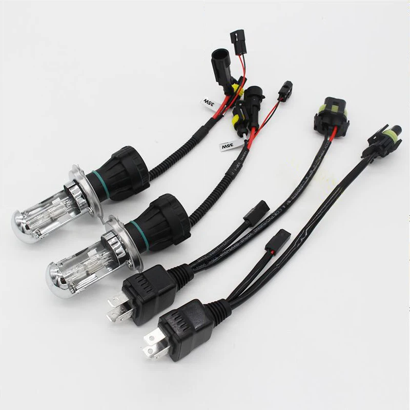 

1 Set 55W Fast Start 12v h4 Hi/low H4 bi xenon HID kit H4-3 high/low hid Kit 3000k 4300k 5000k 6000k 8000k for Car Headlights