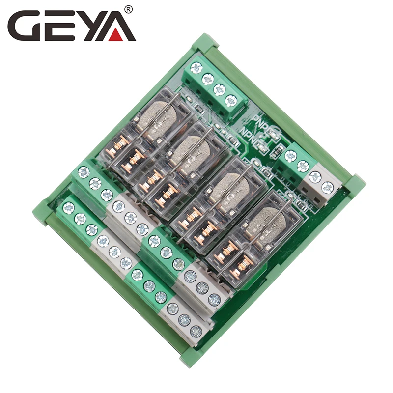 4 Канальный Релейный Модуль Omron GEYA 2NG2R Din рейка тип 2NO 2NC электронный переключатель