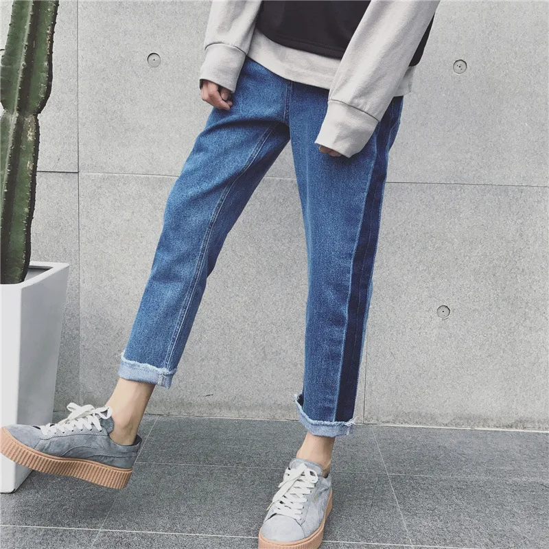 Оптовая продажа 2021 уличная одежда в гонконгском стиле Харадзюку полосатые