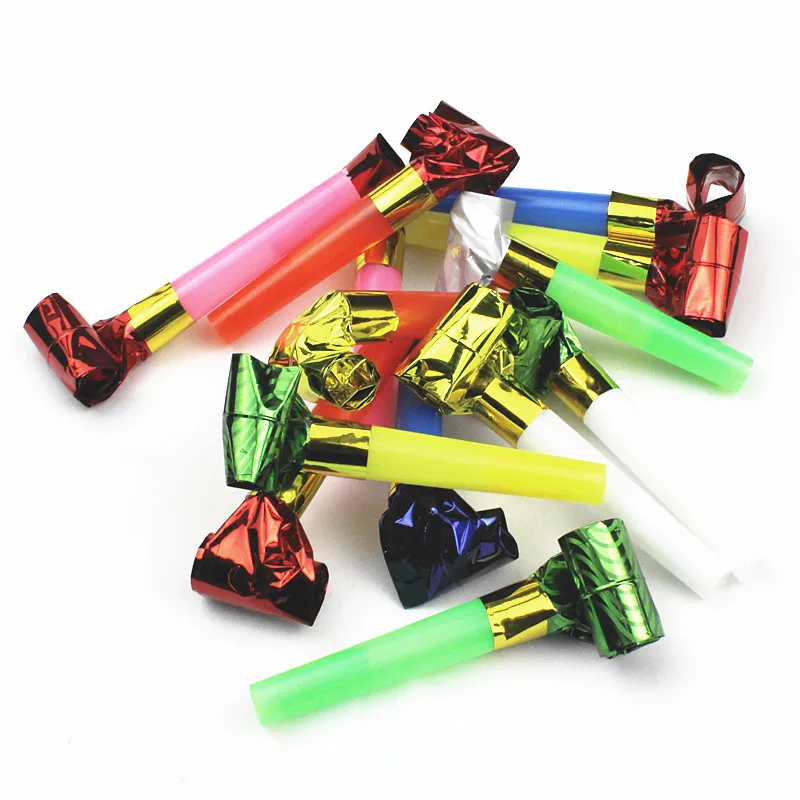 20 шт. 6 5 см День рождения разноцветные вечерние выбросы свистки Дети сувениры