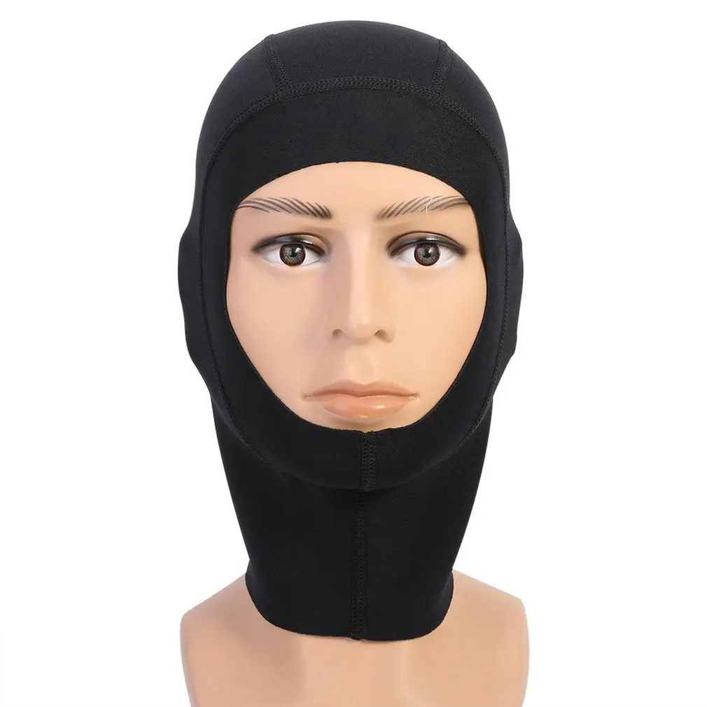 

1mm Winter Swim Warm Protect Hair Ear Neoprene Scuba Diving Cap With Shoulder Snorkeling Equipment Hat Hood Neck Cover