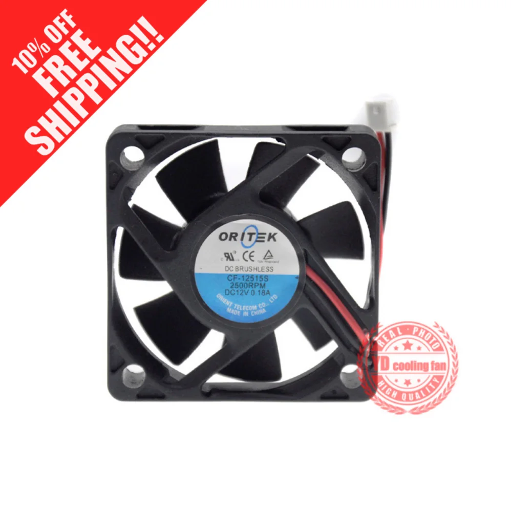 Б/у ORITEK CF 12515S 5 см 12V 0.18A 5015 молчание блок питания ATX вентилятор охлаждения| |