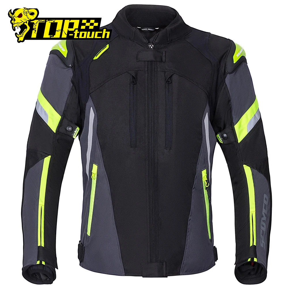 

SCOYCO Motorcycle Jacket Wearable Motocross Jacket Men Chaqueta Moto With Waterproof Removeable Linner CE Protection Moto Jacket
