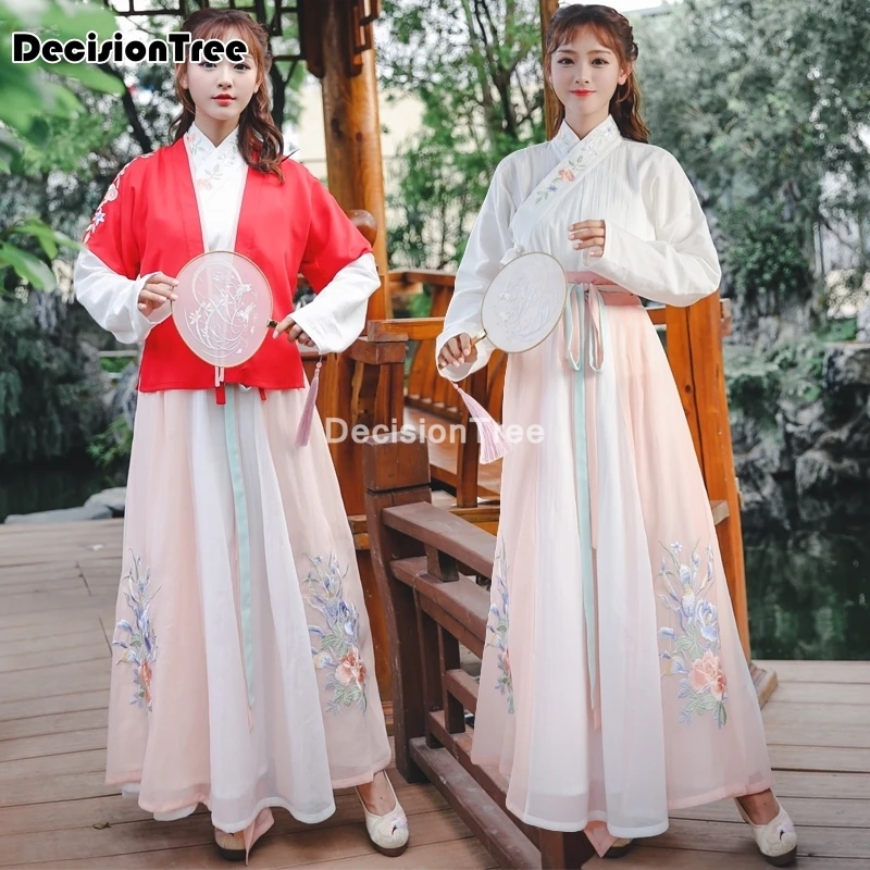2021 женский костюм ханьфу в стиле древней китайской династии Тан восточные