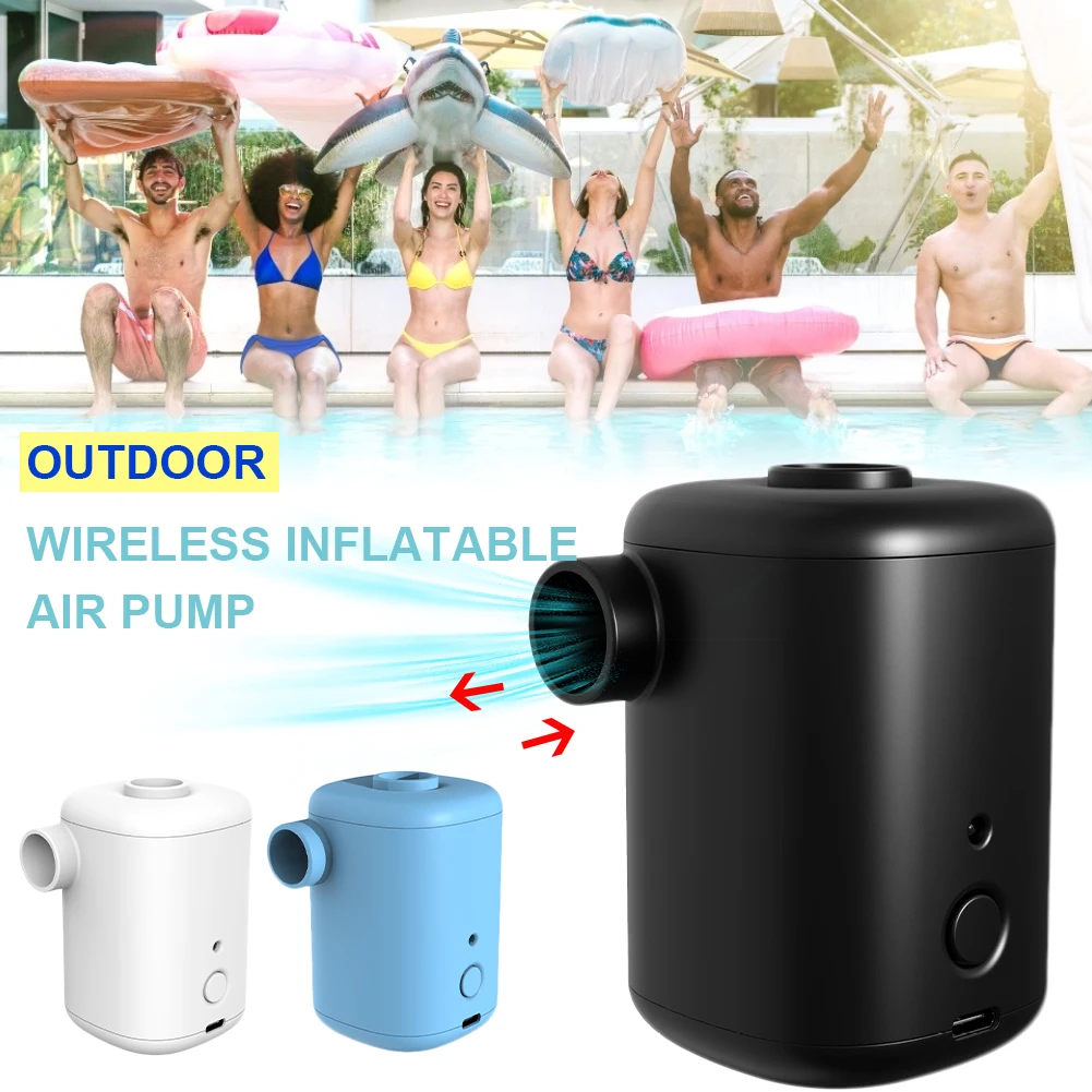 

Portable USB Charging Electric Air Pump Inflator Deflator Outdoor Mini Inflator Pump for Camping Mattress Swimming Ring Boat