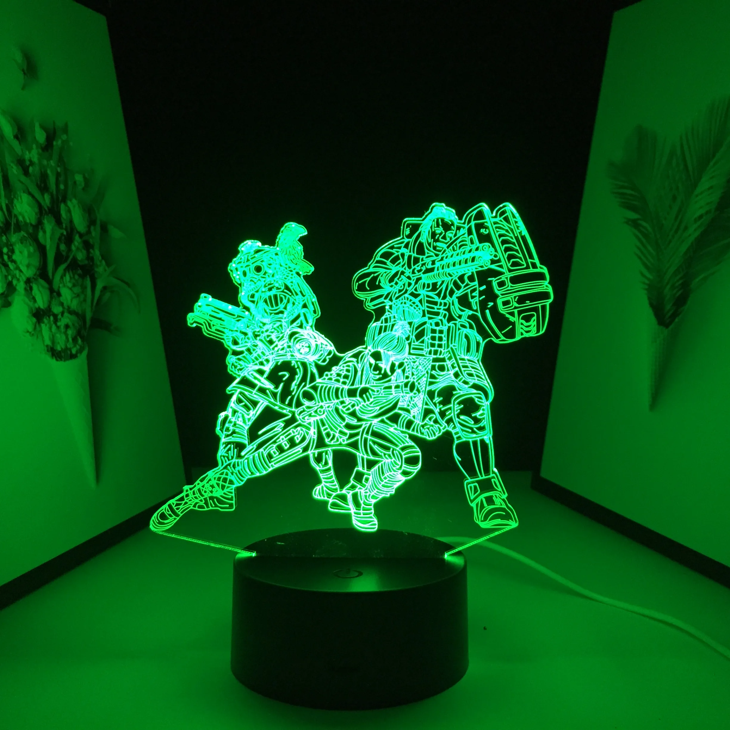 

Фигурка войск Ainme 3D, светодиодная лампа манга, для крутого подарка на день рождения, ночник, декоративная лампа для спальни