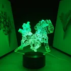 Фигурка войск Ainme 3D, светодиодная лампа манга, для крутого подарка на день рождения, ночник, декоративная лампа для спальни