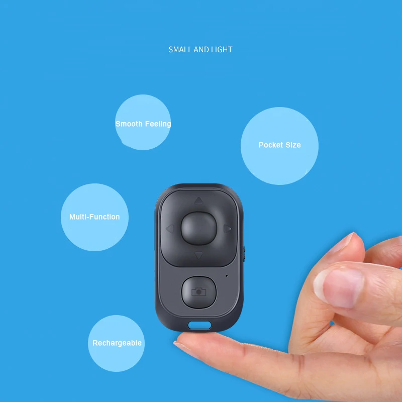 NULIER Bluetooth пульт дистанционного спуска затвора селфи кнопка для TikTok телефоны