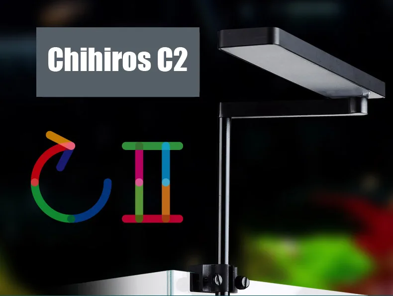 Новинка Chihiros C2 C II RGB series стиль ADA Светодиодная лампа для роста растений mini nano clip
