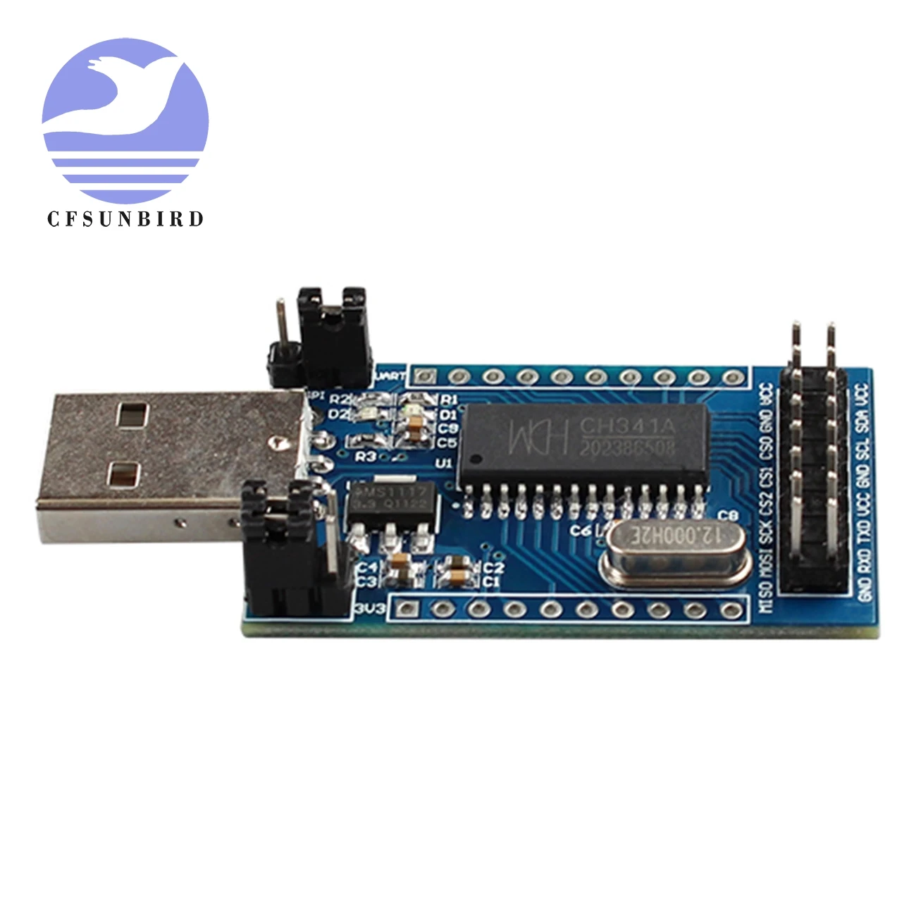 CH341A программатор USB для UART IIC SPI I2C конвертер параллельных портов встроенный