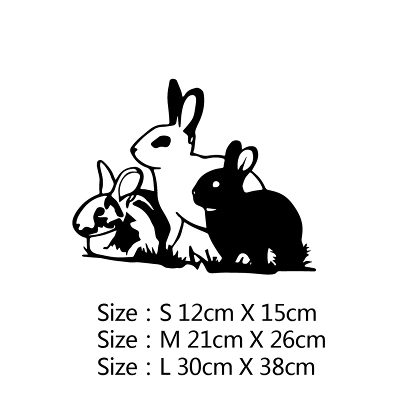 

Car Sticker Cute Rabbit for Window Bumper Waterproof Car Rearview Mirror Decals Detachable Car Accessories Decoration