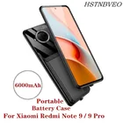 Чехол с аккумулятором для Xiaomi Redmi Note 9 Pro, чехол с портативным внешним аккумулятором, чехол с зарядным устройством для Redmi Note 9, чехлы с зарядным устройством