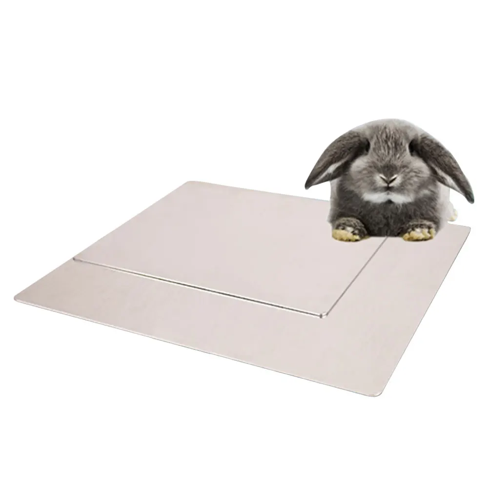 

Hamster Rabbit Guinea Pig Chinchilla Summer Cooling Aluminum Plate Pet Heat Dissipation Cooling Plate Pet Summer Supplies