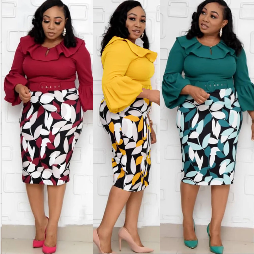 

Женское рождественское платье в африканском стиле, элегантное осеннее платье в африканском стиле, 2019