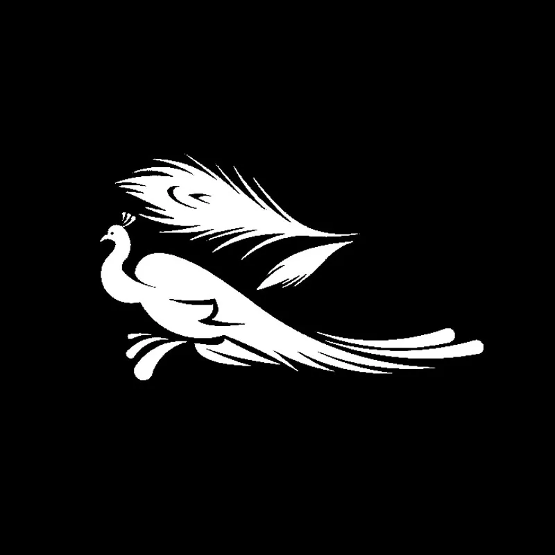 Павлиньи птицы и перья красивые для авто автомобиля/бампера/окна виниловые