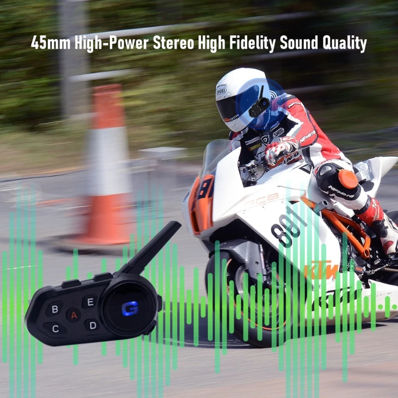 

Music Wireless Soundtrack Bluetooth-compatible 5.1 Earphone Extraordinary Super Capacity Earbuds Headset Motorbike Music