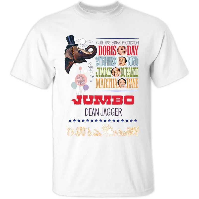 Billy Roses Jumbo C Walters постер фильма 1962 Футболка белая все размеры S 5Xl|Мужские футболки| |