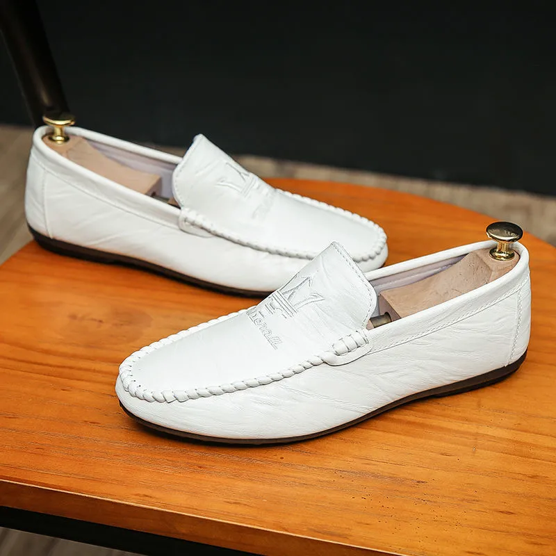 Туфли мужские из ПУ кожи классические дышащие повседневная обувь для вождения